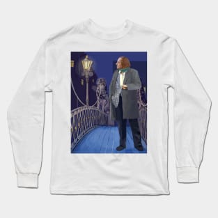 Joseph Brodsky on Lion Bridge Long Sleeve T-Shirt